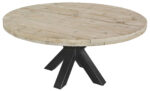 Steigerhouten industriële tafel Kona