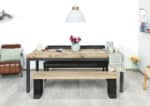 Steigerhouten industriele tafel Aloy