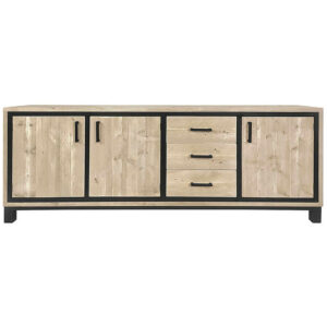 Steigerhouten industrieel TV meubel Lowes