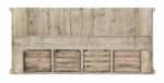 Steigerhouten bed Bovey