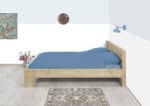 Steigerhouten bed Tolu
