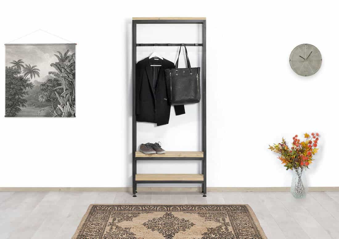 Steigerhouten kapstok Vian