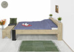 Steigerhouten bed Ople