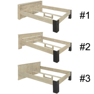 Steigerhouten bed Ople