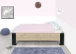 Steigerhouten bed Alvo