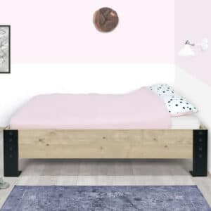 Steigerhouten bed Alvo