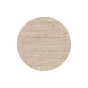 Steigerhouten rond tafelblad 6 cm