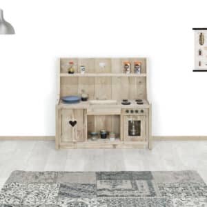 Steigerhouten speelgoed keuken Noxon