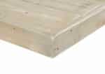 Steigerhouten tafelblad met verstekrand