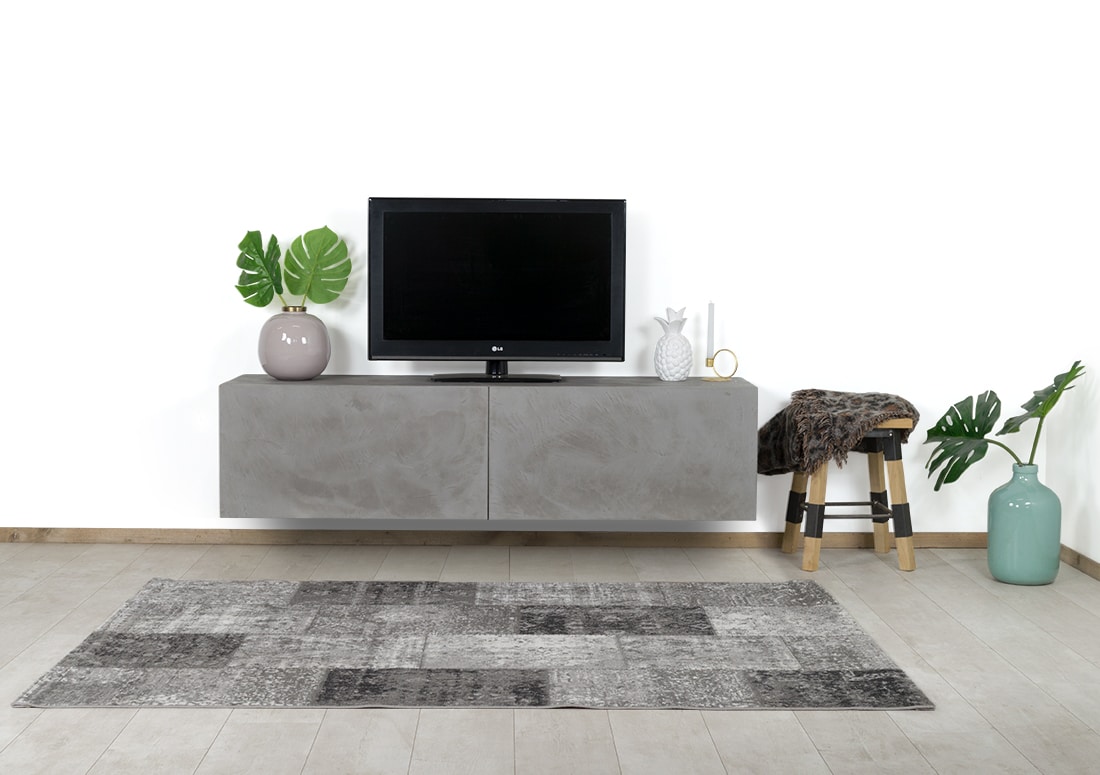 Betonlook TV meubel Laton met kleppen
