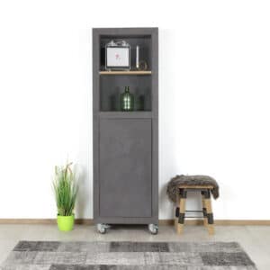 Betonlook kast Toney met deur en legplank
