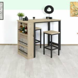 Steigerhouten statafel Docan