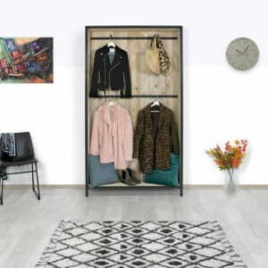 Steigerhouten kapstok Albia