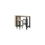 Steigerhouten statafel Docan