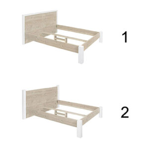 Steigerhouten bed Selz