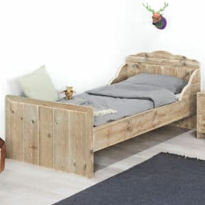 Steigerhouten bed Capac