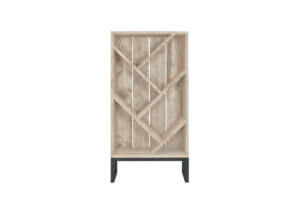 Steigerhouten wijnkast Kenvil