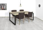 Steigerhouten tafel Belton