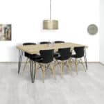 Steigerhouten tafel Dunlo