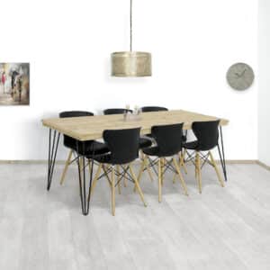 Steigerhouten tafel Dunlo