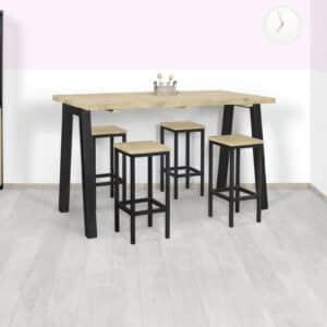 Steigerhouten bartafel Tiline