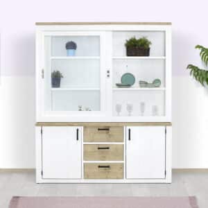 Steigerhouten kast Delray