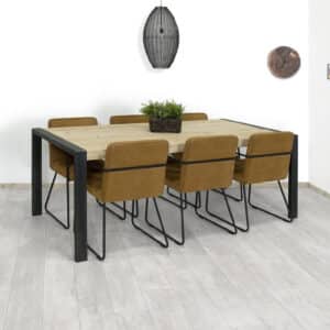 Steigerhouten tafel Anvik