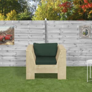 Steigerhouten tuinstoel Tunica