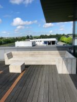 L-form loungebank steigerhout Adel