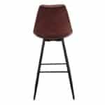 Leaf barstoel velvet - roze