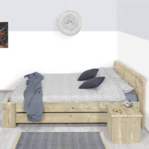 Steigerhouten bed Aledo