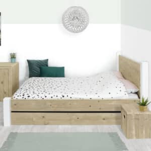 Steigerhouten bed Gowes