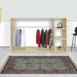 Steigerhouten kledingkast Etta