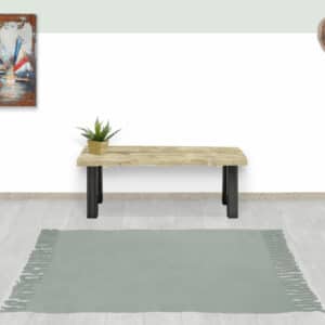 Steigerhouten bankje Cisne