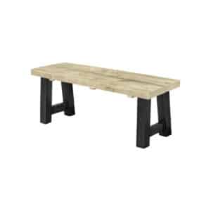 Steigerhouten bankje Cisne