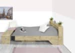 Steigerhouten bed Roma