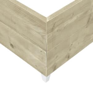 Steigerhouten bed Belva