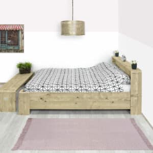 Steigerhouten bed Limon