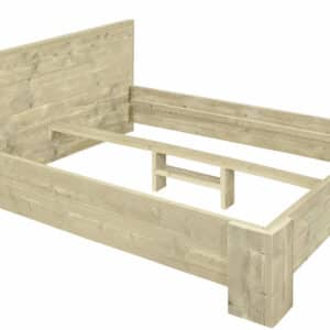 Steigerhouten bed Limon