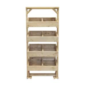 Steigerhouten presentatiemeubel Bozoo