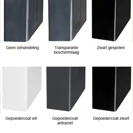 Behandeling metalen frame