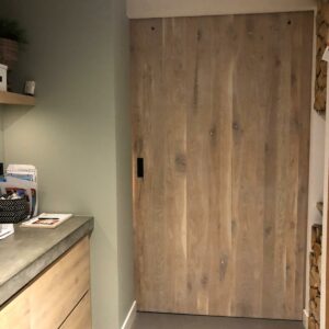 Schuifdeur (loftdeur) van eikenhout