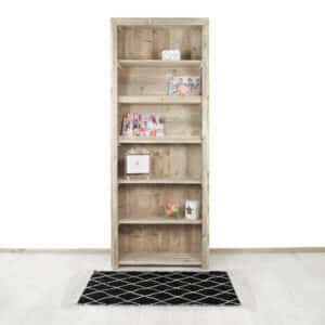 Steigerhouten boekenkast Cortland