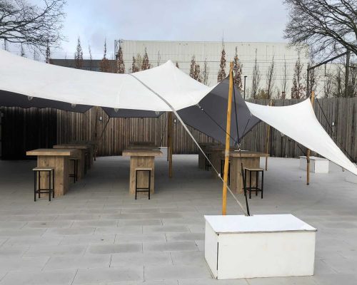 Steigerhouten meubel voor buitenterras Steigerhouten meubel voor buitenterras