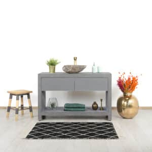 Betonlook badmeubel Byron met lades en legplank