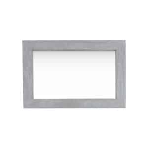 Betonlook spiegel Winder met opgedikte rand