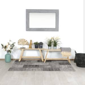 Betonlook spiegel Winder met opgedikte rand