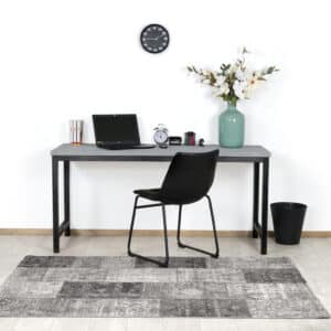Betonlook bureau Amber met stalen frame