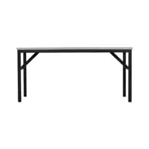 Betonlook bureau Baroda met stalen onderstel