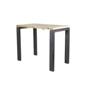 Steigerhouten statafel Clark met industriële N poten